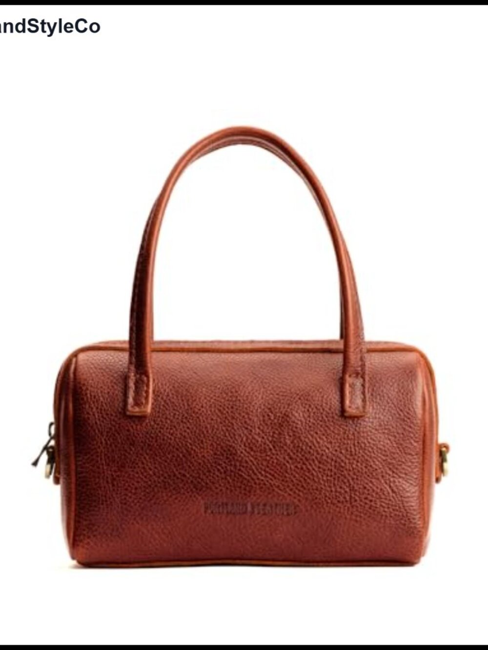 Portland Leather Full Grain Leather Doctor Bag Crossbody Purse Small